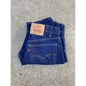 Vintage 70s 80s  Levi's 505-0217 Denim Jeans Tagged 34x31 (actual 33x30) Dark